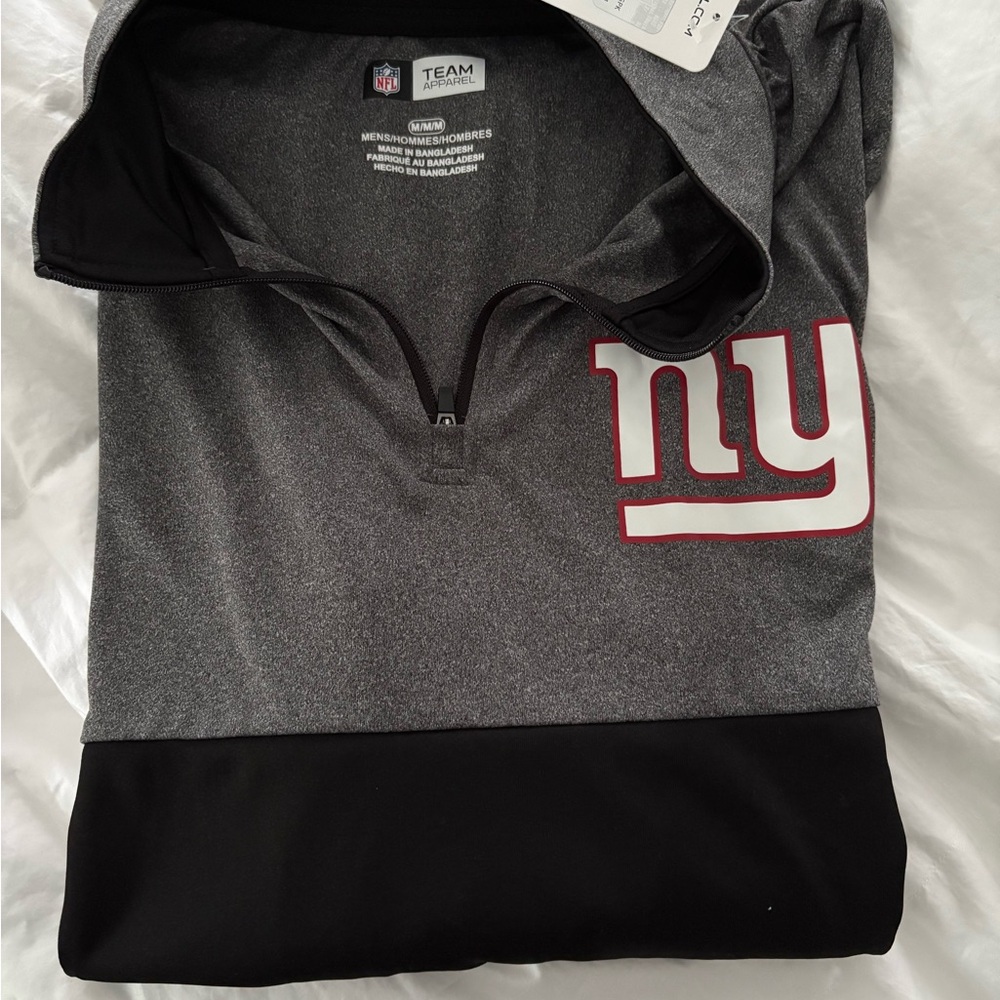 Black and Grey Giants Quarter Zip